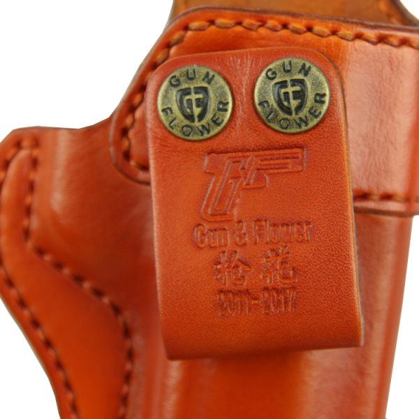 Titular de la bolsa de cuero de la pistola
