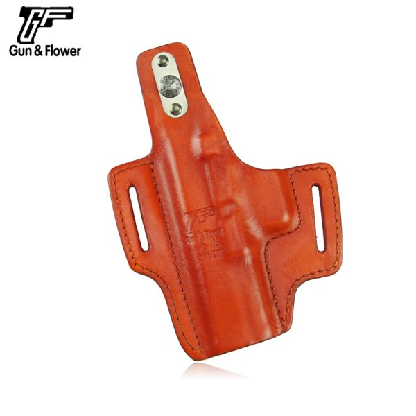 Funda de cuero para pistola Glock
