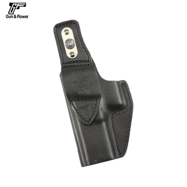 Funda de cuero de 2 ranuras