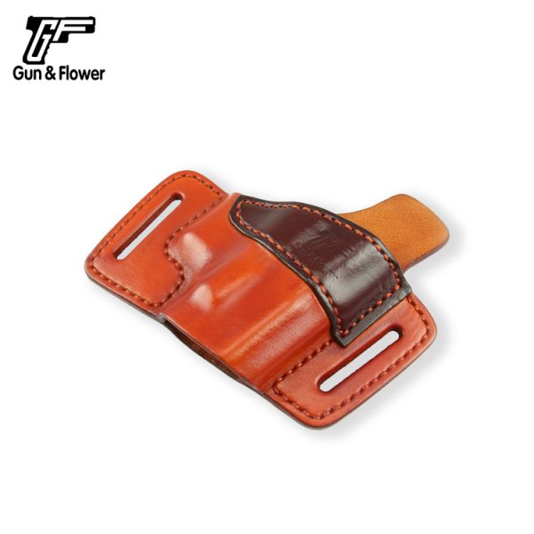 Funda de cuero con cuero adicional