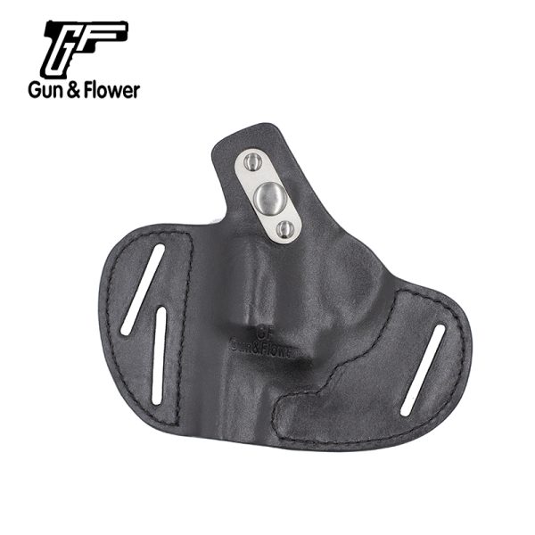 Funda de cuero con 3 ranuras