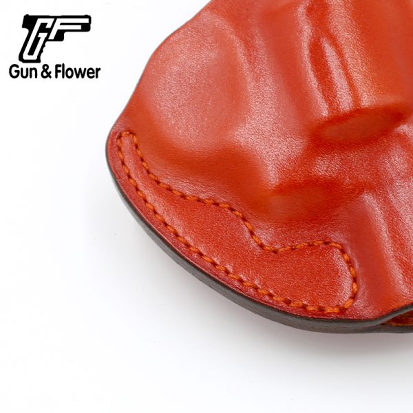 Funda de cuero de la policía