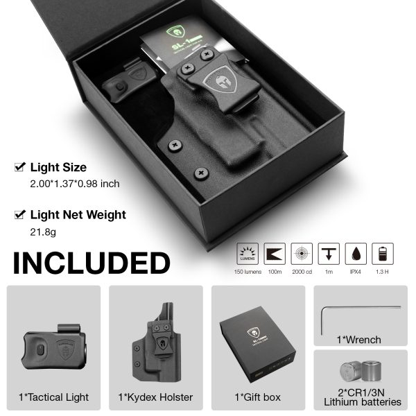 Luz táctica para Glock 17/19