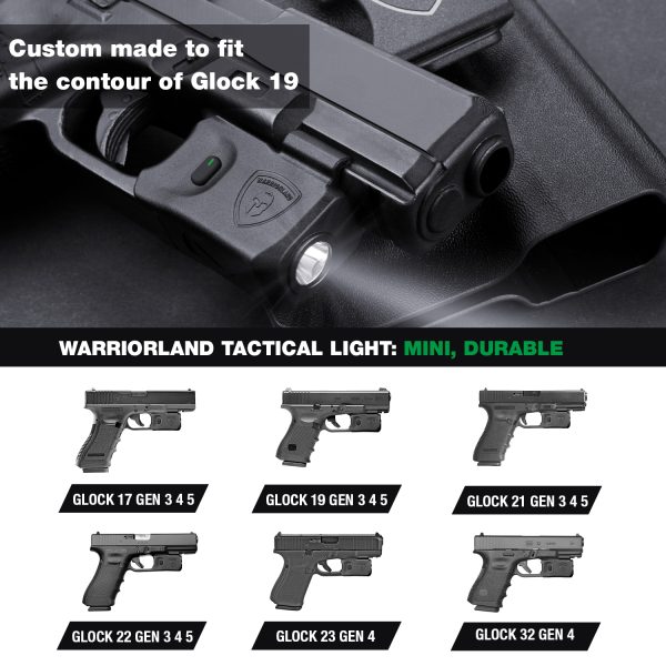 Luz táctica para Glock 17/19