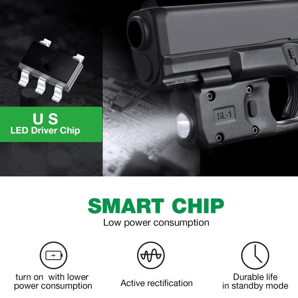 Luz táctica para Glock 17/19