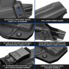 Funda de transporte oculta Kydex para Glock 48