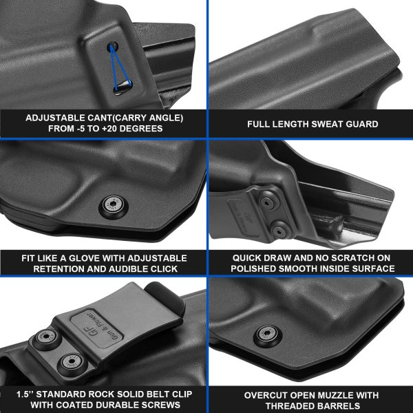 Funda de transporte oculta Kydex para Glock 48