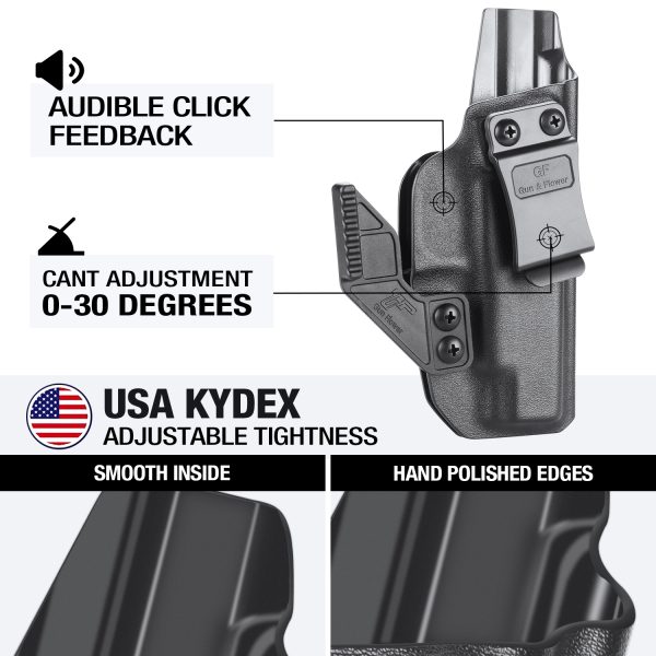 Funda GUNFLOWER Kydex con garra para Glock 48