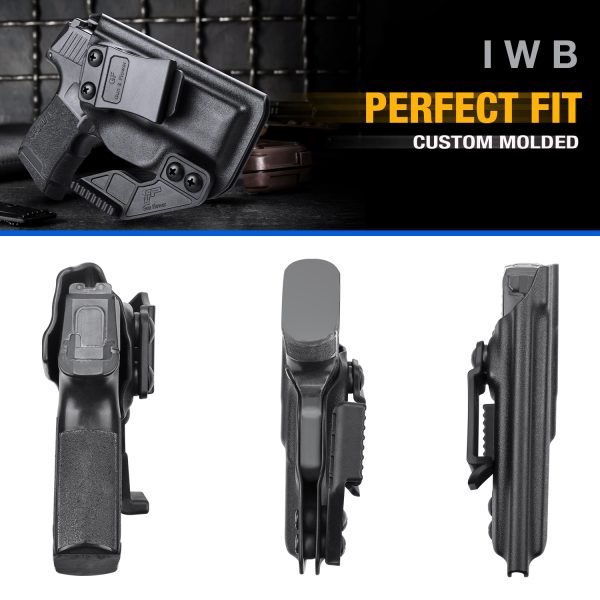 Funda IWB Kydex con garra para Sig Sauer P365 para diestros