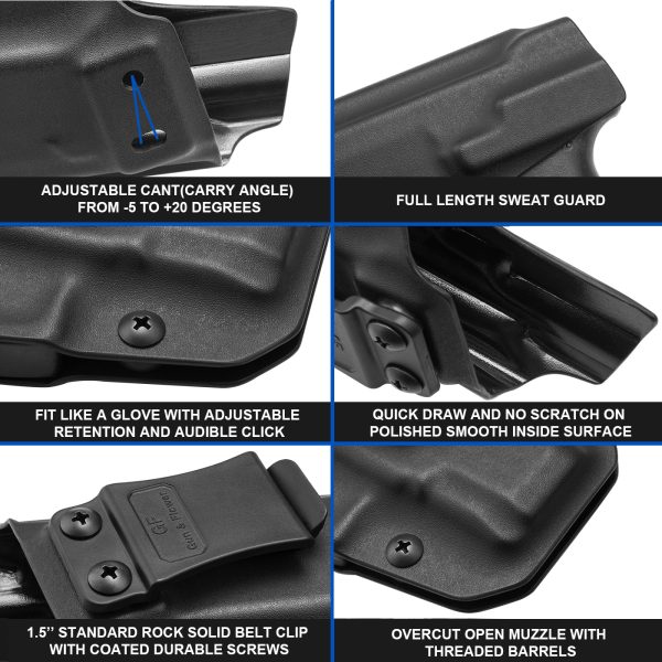 Equipo táctico IWB Kydex Holster para Sig Sauer P320