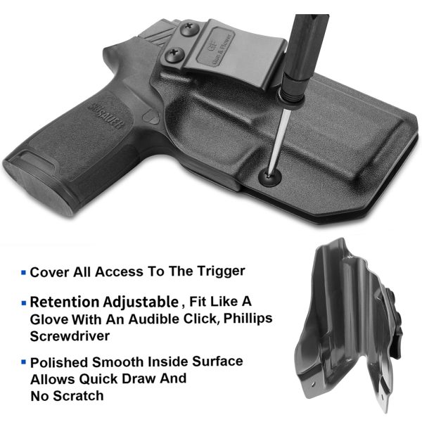 Equipo táctico IWB Kydex Holster para Sig Sauer P320